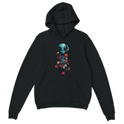 D3's ALIEN FLOWER Hoodie - Klassischer Unisex Hoodie Pullover - D3monic