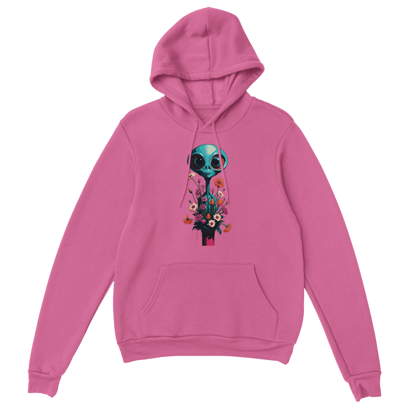 D3's ALIEN FLOWER Hoodie - Klassischer Unisex Hoodie Pullover - D3monic