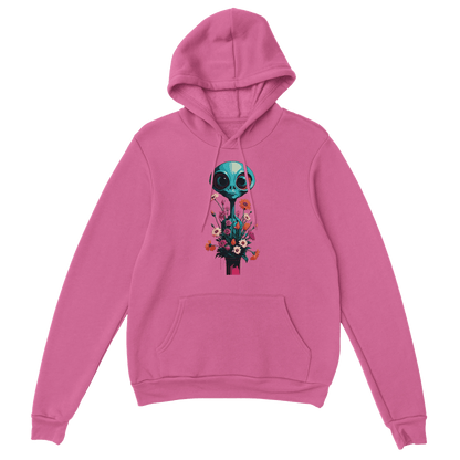 D3's ALIEN FLOWER Hoodie - Klassischer Unisex Hoodie Pullover - D3monic