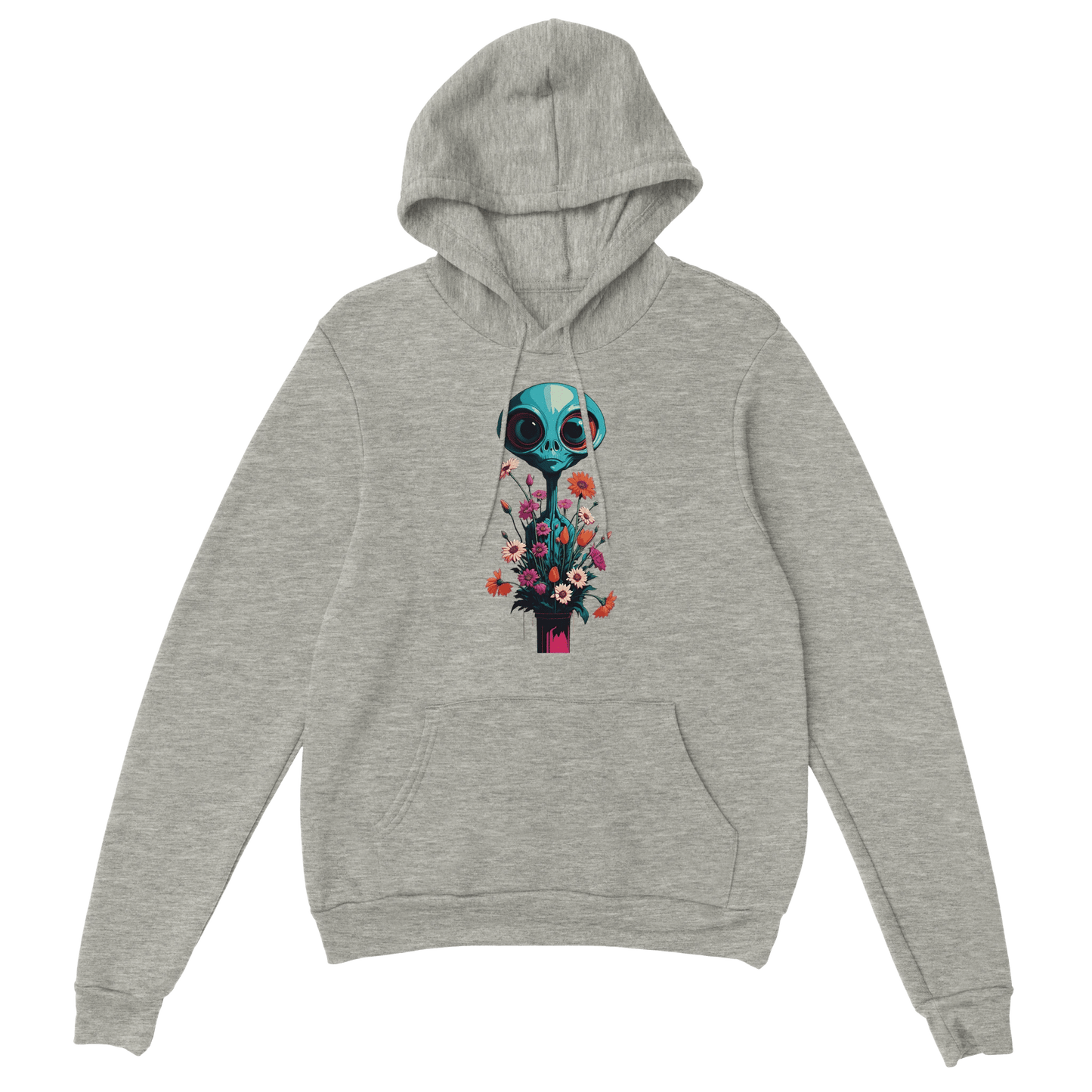 D3's ALIEN FLOWER Hoodie - Klassischer Unisex Hoodie Pullover - D3monic