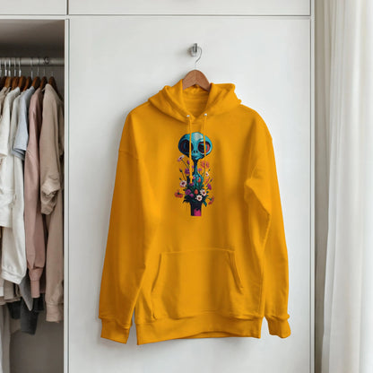 D3's ALIEN FLOWER Hoodie - Klassischer Unisex Hoodie Pullover - D3monic