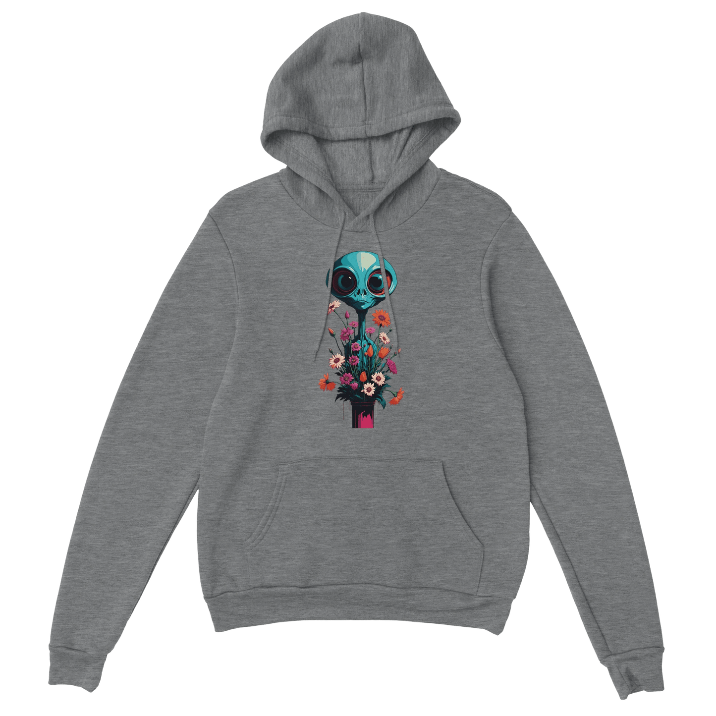 D3's ALIEN FLOWER Hoodie - Klassischer Unisex Hoodie Pullover - D3monic