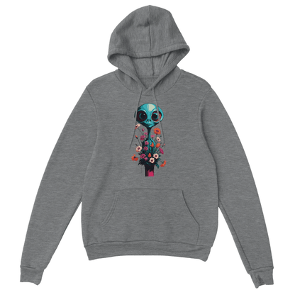 D3's ALIEN FLOWER Hoodie - Klassischer Unisex Hoodie Pullover - D3monic