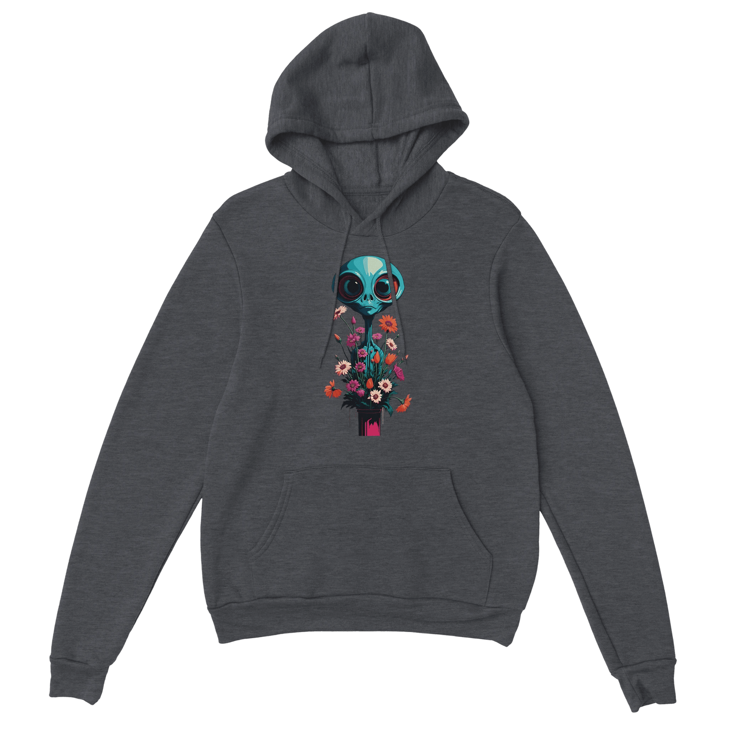 D3's ALIEN FLOWER Hoodie - Klassischer Unisex Hoodie Pullover - D3monic