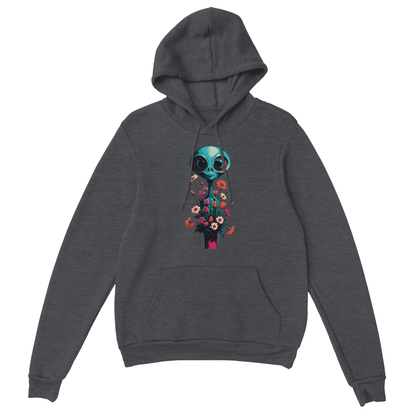 D3's ALIEN FLOWER Hoodie - Klassischer Unisex Hoodie Pullover - D3monic