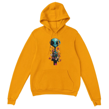 D3's ALIEN FLOWER Hoodie - Klassischer Unisex Hoodie Pullover - D3monic