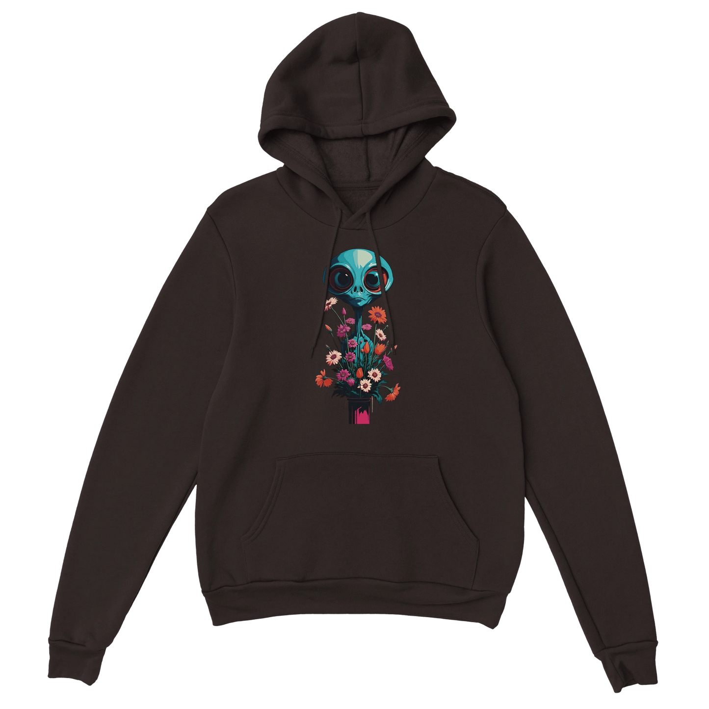 D3's ALIEN FLOWER Hoodie - Klassischer Unisex Hoodie Pullover - D3monic