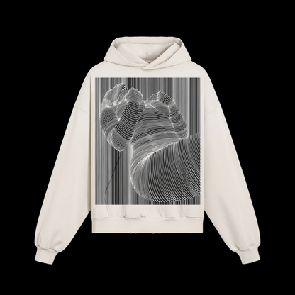 D3's ARTISTICS Naked Lines Hoodie - Minimalist Art - D3monic Store