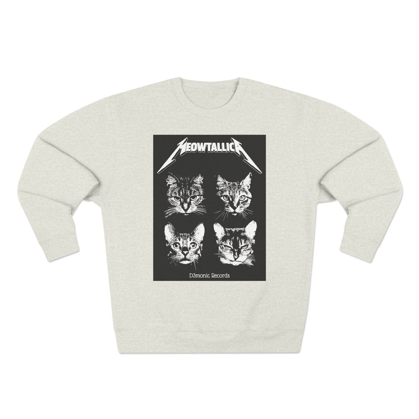 D3's CATS Band Pullover - Klassischer Oversize Unisex Sweatshirt - D3monic