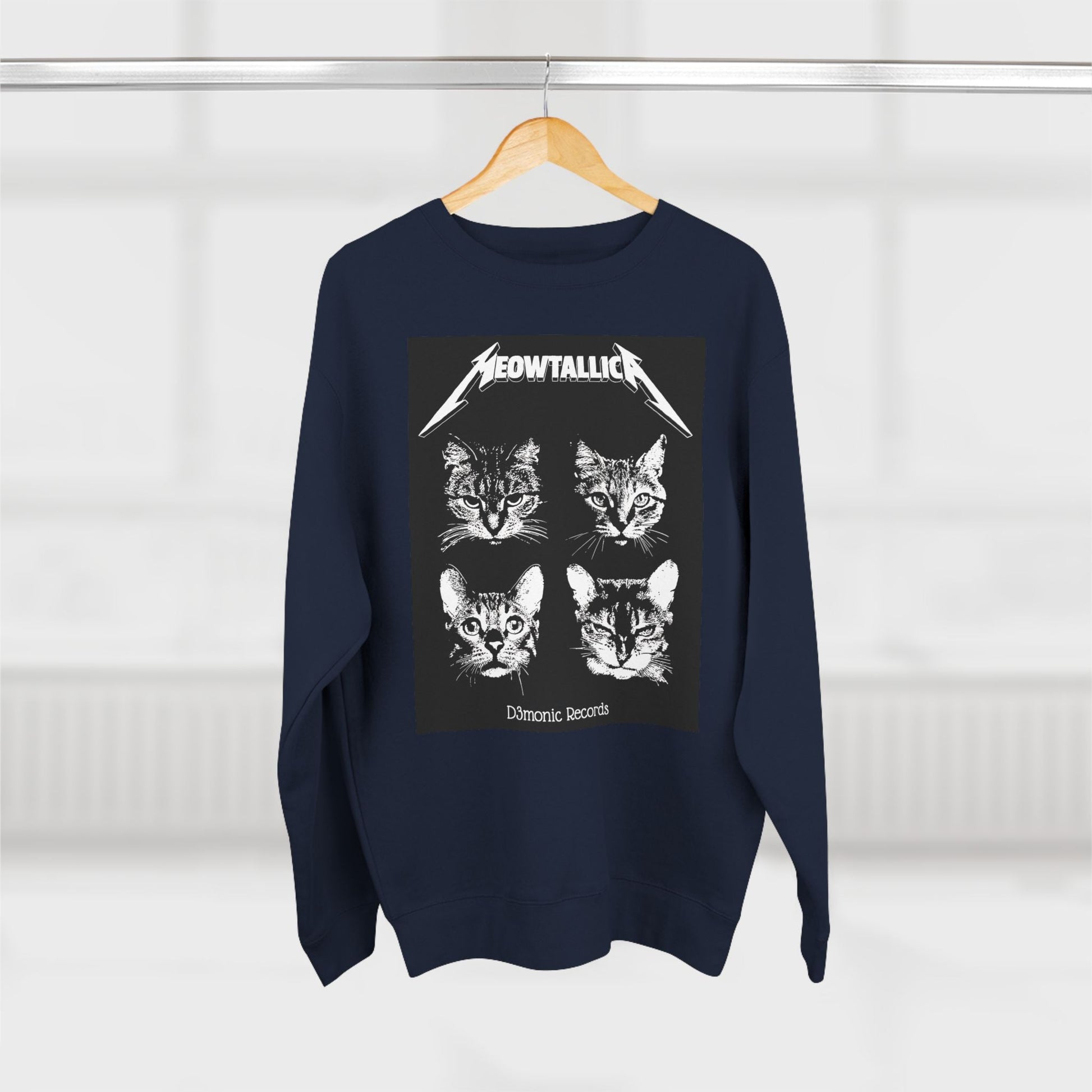 D3's CATS Band Sweatshirt - Feline Music Oversize - D3monic
