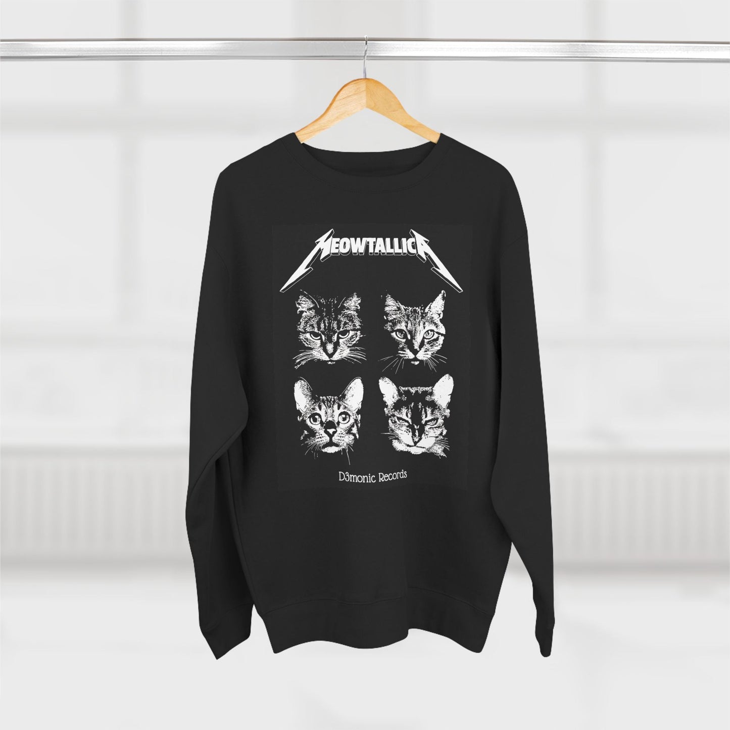 D3's CATS Band Sweatshirt - Feline Music Oversize - D3monic
