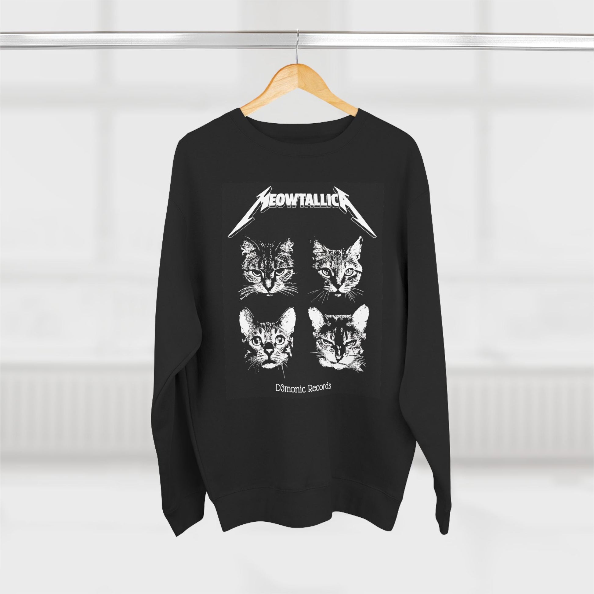 D3's CATS Band Sweatshirt - Feline Music Oversize - D3monic
