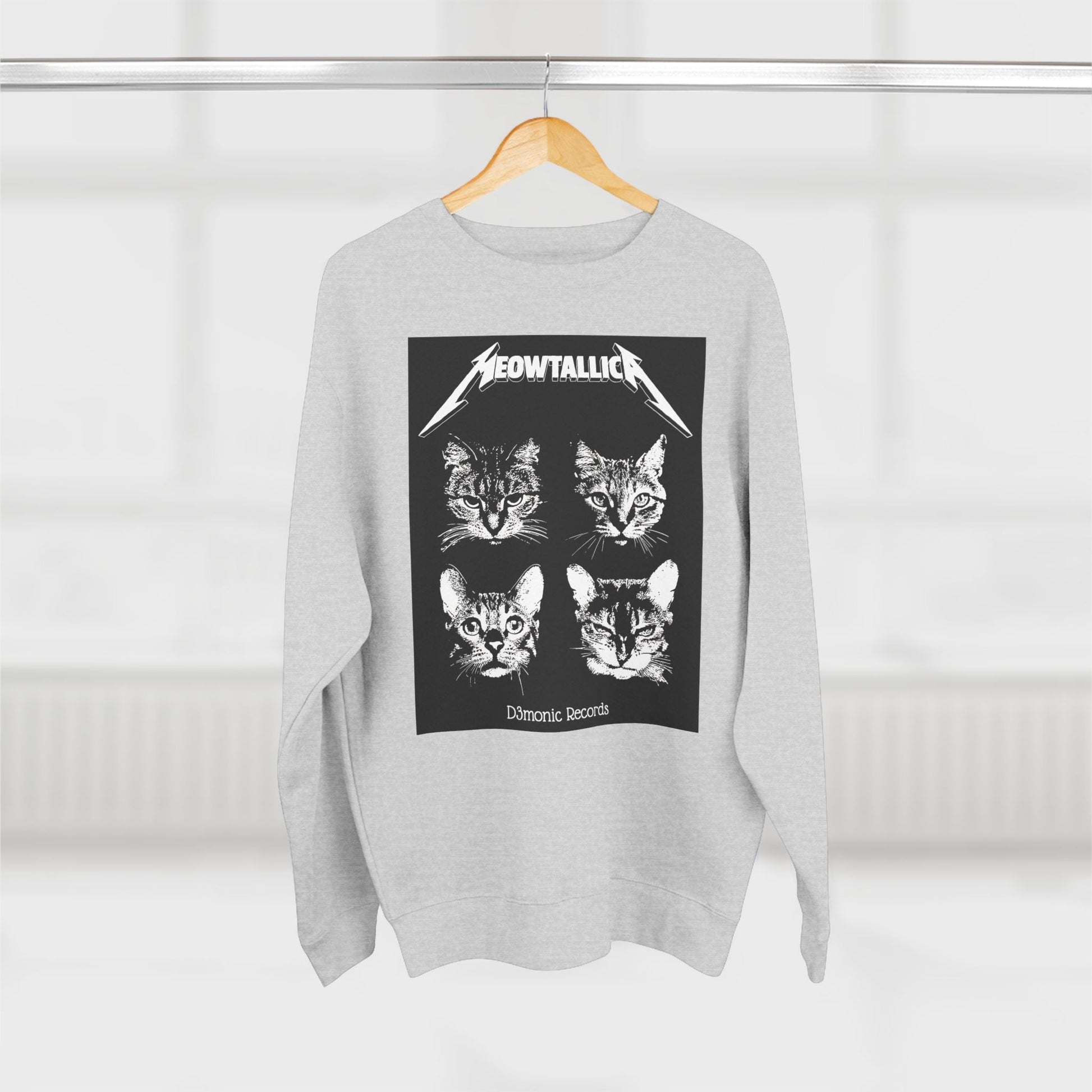 D3's CATS Band Sweatshirt - Feline Music Oversize - D3monic
