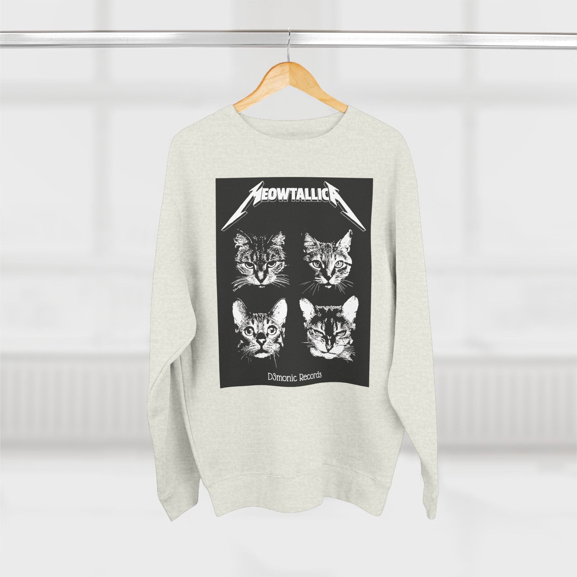 D3's CATS Band Sweatshirt - Feline Music Oversize - D3monic