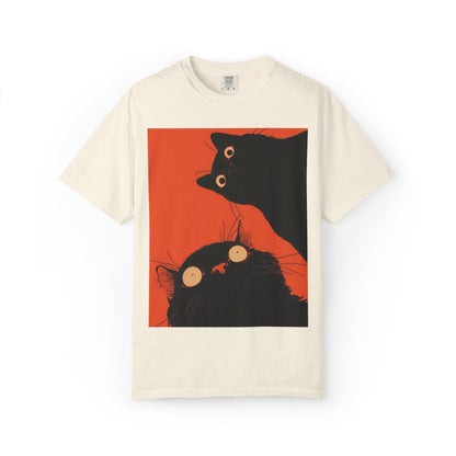 D3's CATS Duo T-Shirt - Feline Pair Streetwear - D3monic