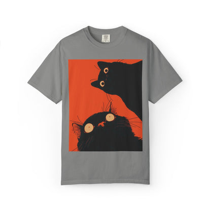 D3's CATS Duo T-Shirt - Feline Pair Streetwear - D3monic