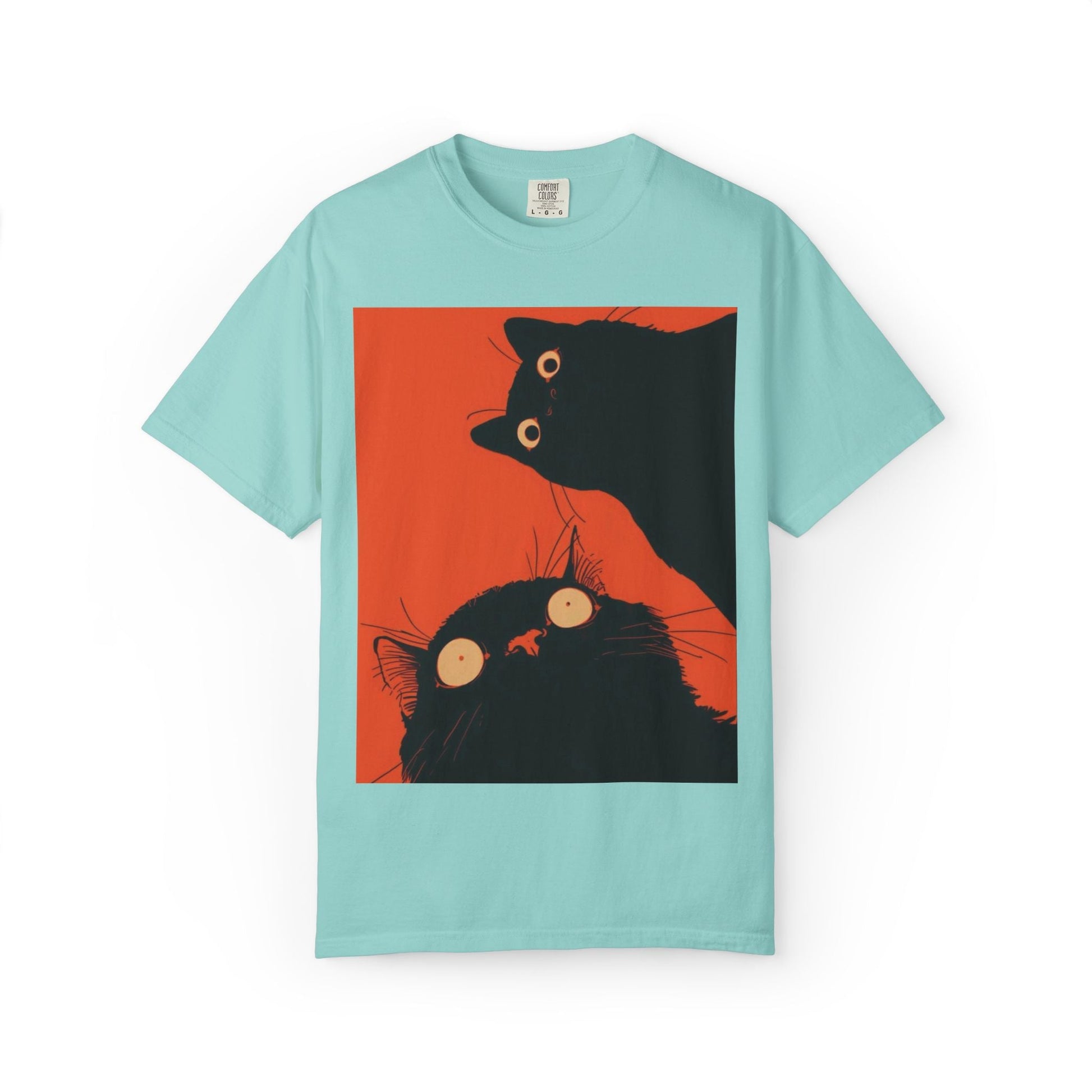 D3's CATS Duo T-Shirt - Feline Pair Streetwear - D3monic