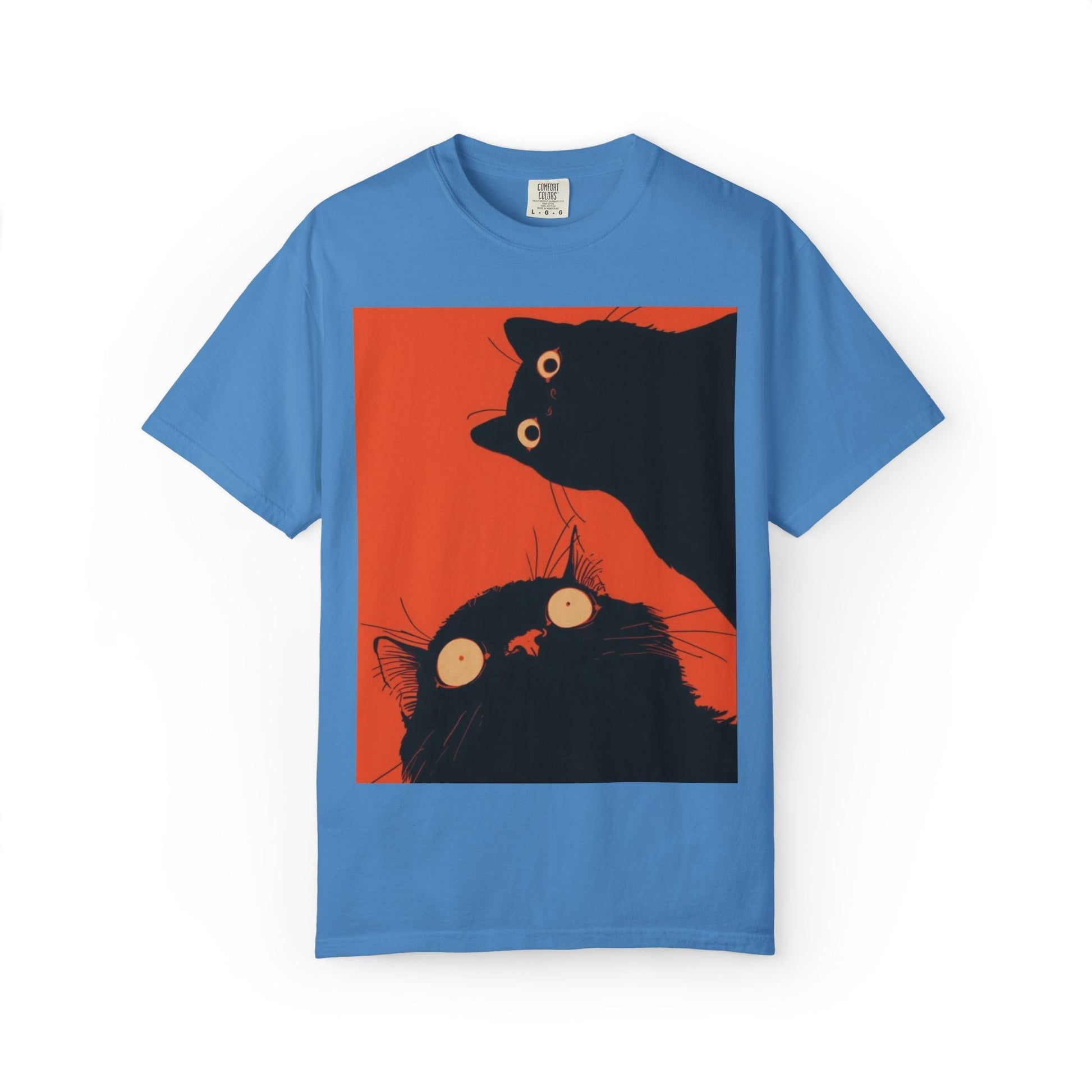 D3's CATS Duo T-Shirt - Feline Pair Streetwear - D3monic