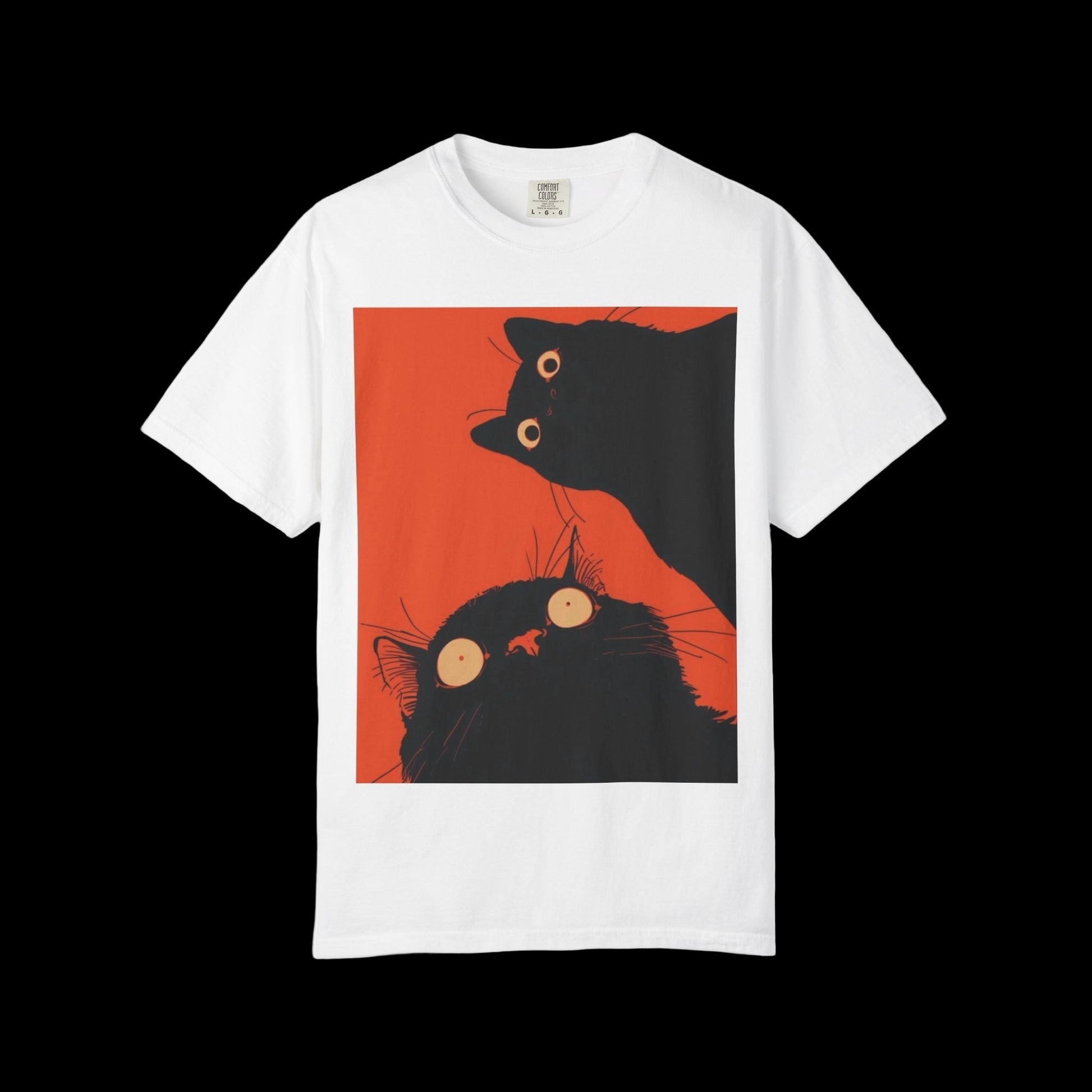 D3's CATS Duo T-Shirt - Feline Pair Streetwear - D3monic