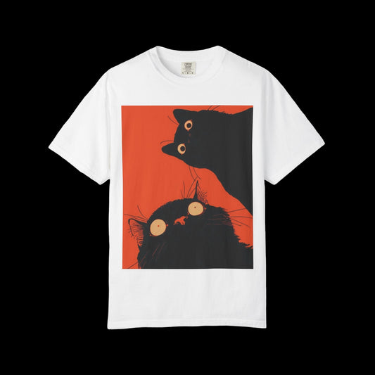 D3's CATS Duo T-Shirt - Feline Pair Streetwear - D3monic