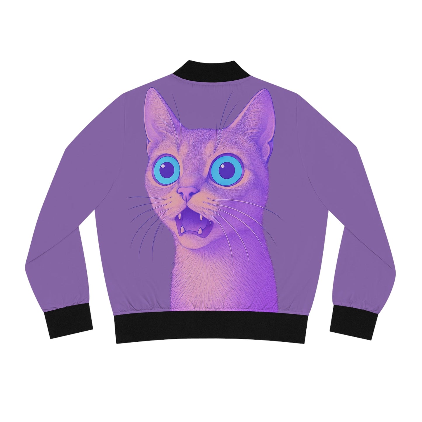 D3's CATS purple Jacket - Woman's Bomber Jacket - D3monic