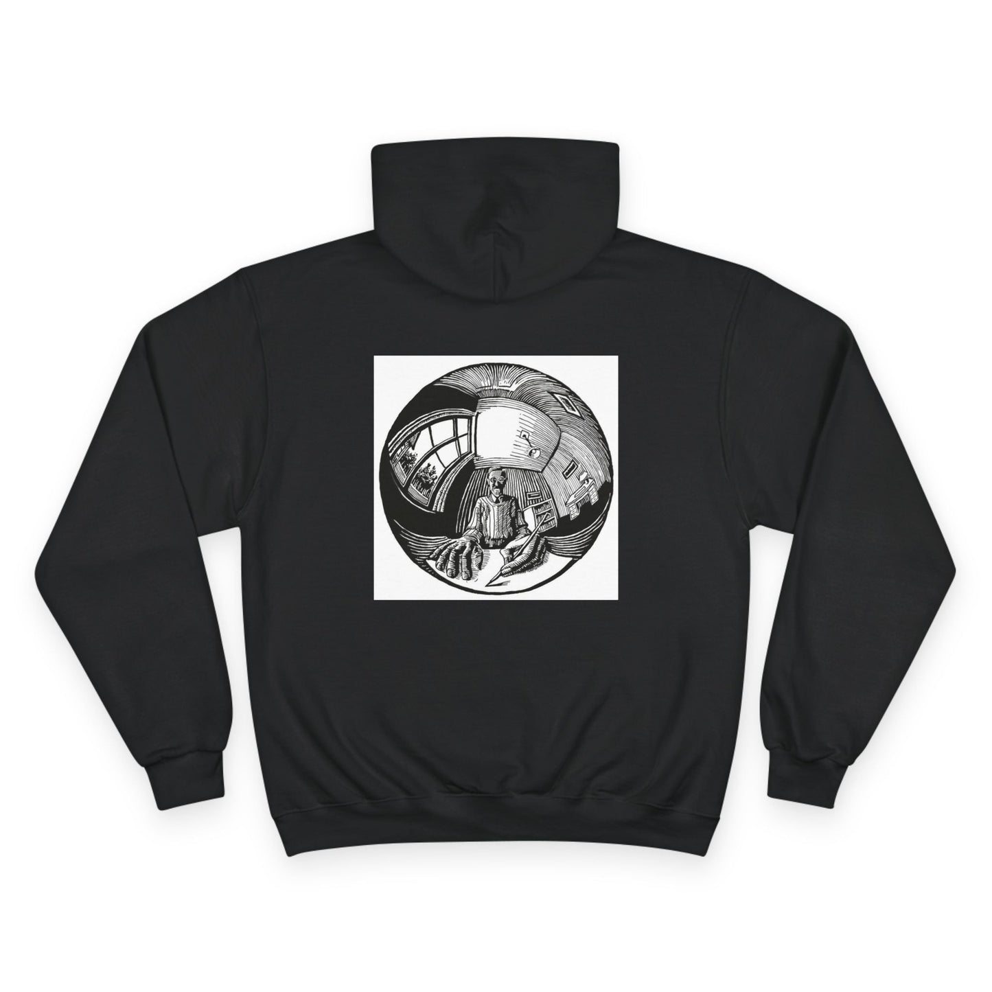 D3's EYE Hoodie - Mystical Art Streetwear Unisex - CHAMPION - D3monic