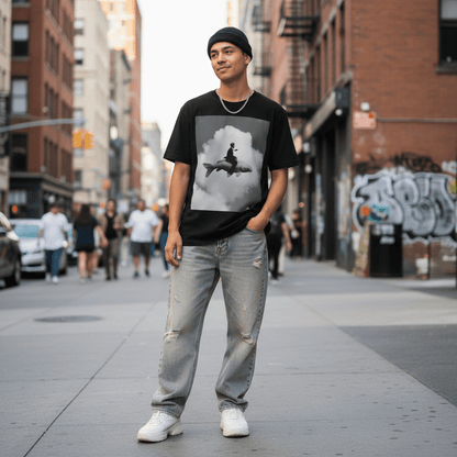 D3's FLYING FISH T-Shirt - Surreal Ocean Art - D3monic