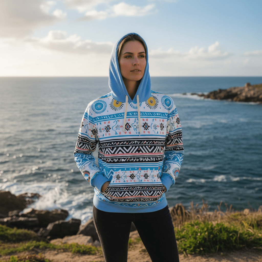 D3's INKA Hoodie Mama Cocha 2 - Sea Goddess Streetwear - D3monic