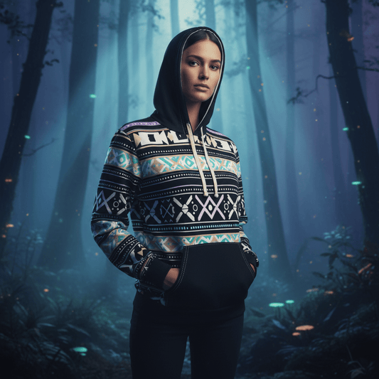 D3's INKA Hoodie Mama Quilla - Mondgöttin Streetwear - D3monic