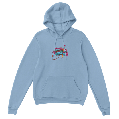 D3's RETRO Kasette Hoodie - Klassischer Oversize Unisex Pullover - D3monic