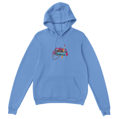 D3's RETRO Kasette Hoodie - Klassischer Oversize Unisex Pullover - D3monic