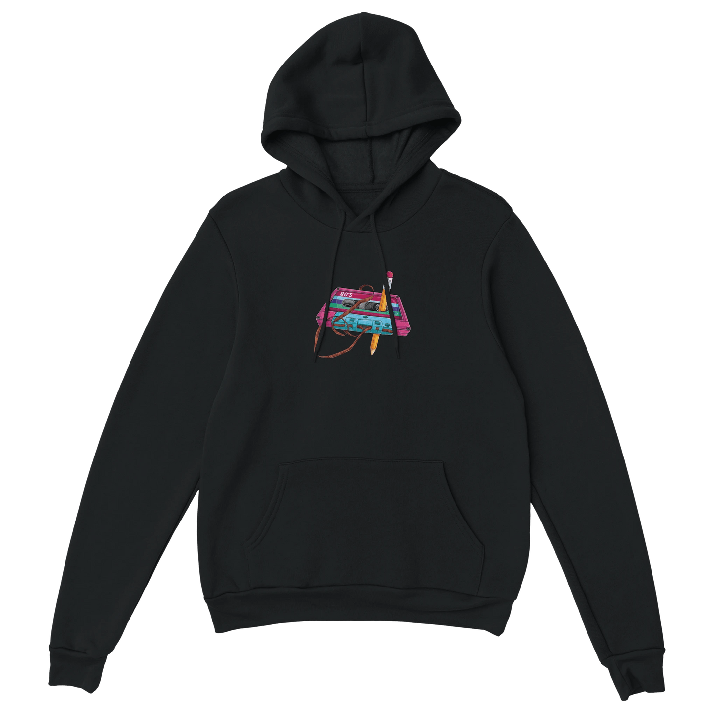 D3's RETRO Kasette Hoodie - Klassischer Oversize Unisex Pullover - D3monic