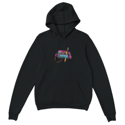 D3's RETRO Kasette Hoodie - Klassischer Oversize Unisex Pullover - D3monic