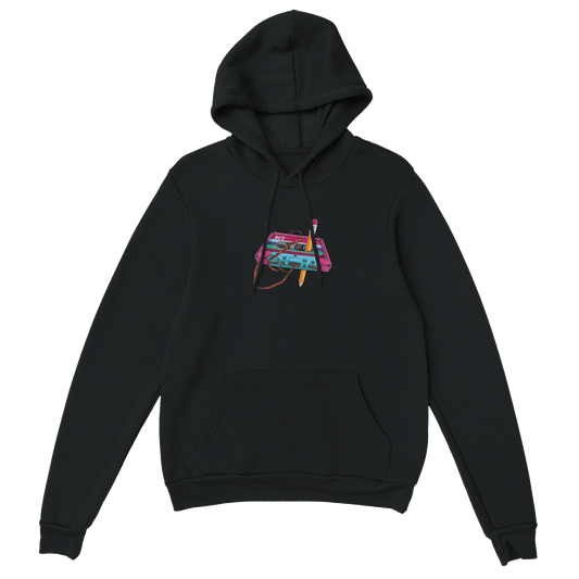 D3's RETRO Kasette Hoodie - Klassischer Oversize Unisex Pullover - D3monic