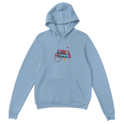 D3's RETRO Kasette Hoodie - Klassischer Oversize Unisex Pullover - D3monic