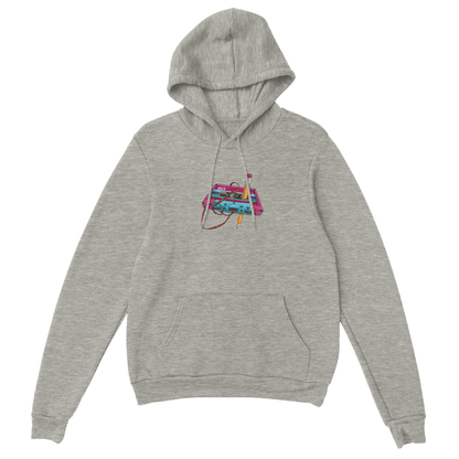 D3's RETRO Kasette Hoodie - Klassischer Oversize Unisex Pullover - D3monic