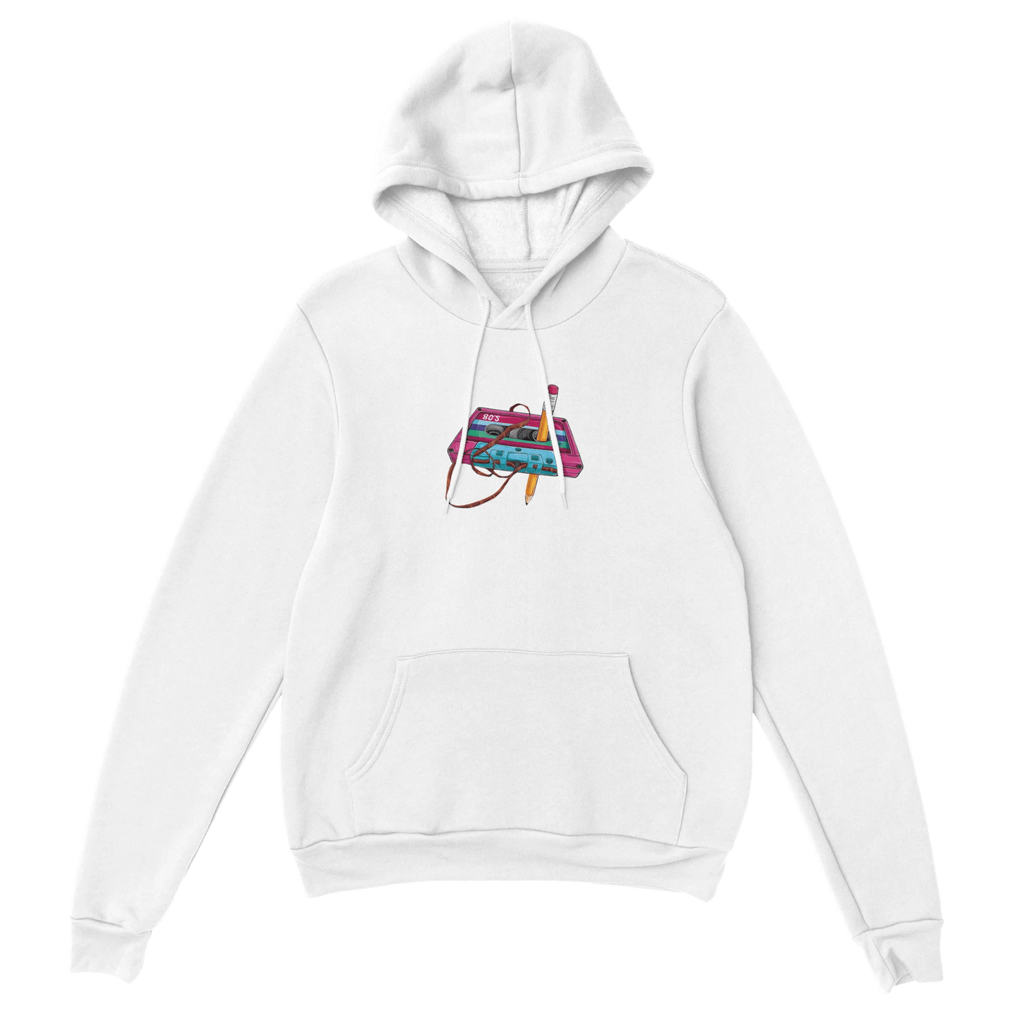 D3's RETRO Kasette Hoodie - Klassischer Oversize Unisex Pullover - D3monic