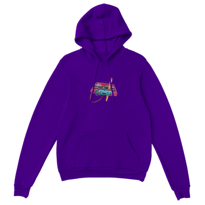 D3's RETRO Kasette Hoodie - Klassischer Oversize Unisex Pullover - D3monic