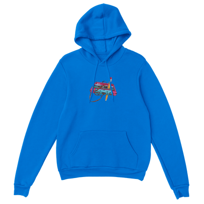 D3's RETRO Kasette Hoodie - Klassischer Oversize Unisex Pullover - D3monic