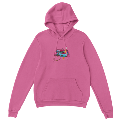 D3's RETRO Kasette Hoodie - Klassischer Oversize Unisex Pullover - D3monic