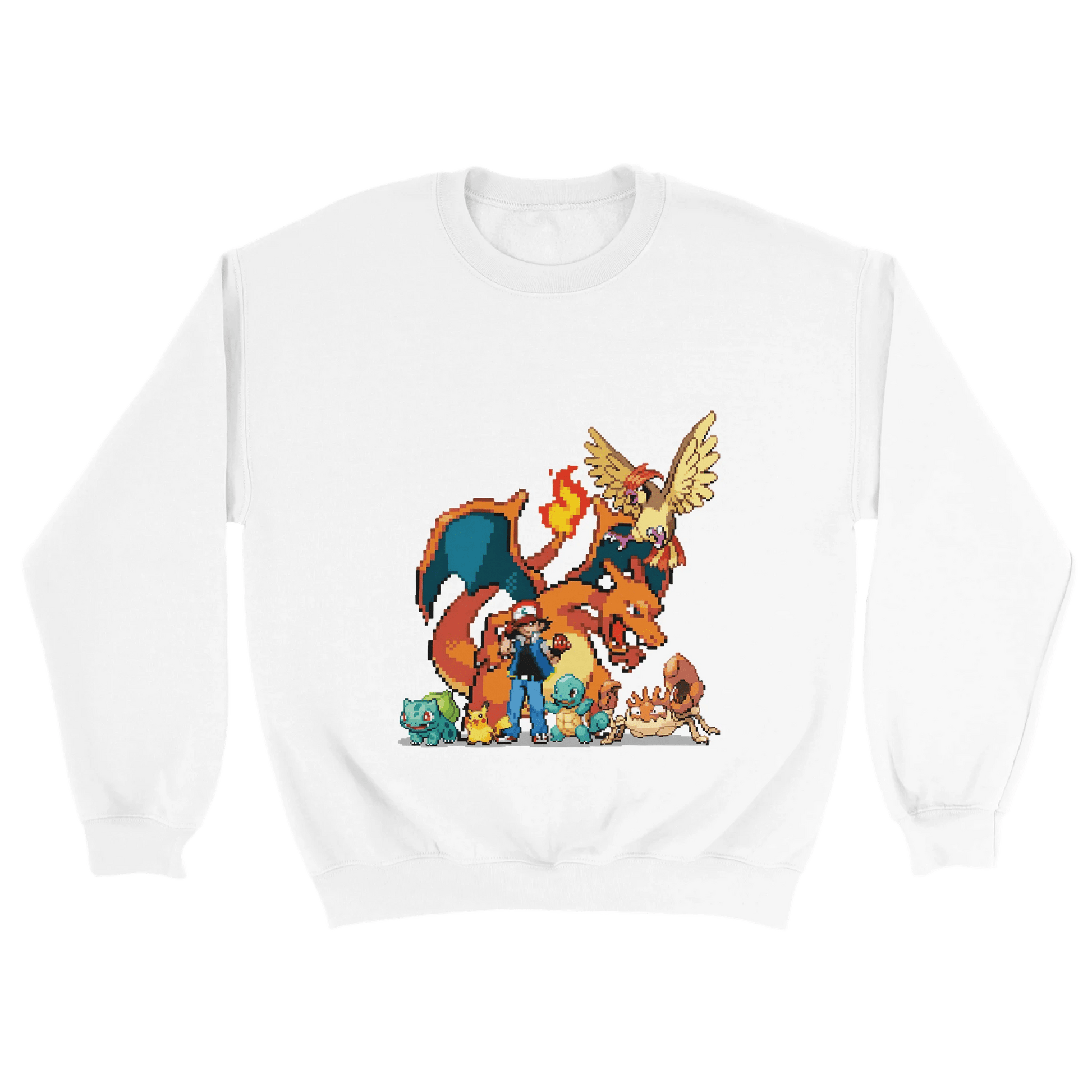 D3's RETRO PKMN Pullover - Klassischer Oversize Unisex Sweatshirt - D3monic