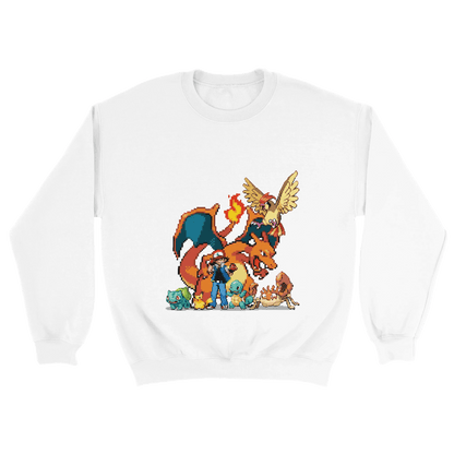 D3's RETRO PKMN Pullover - Klassischer Oversize Unisex Sweatshirt - D3monic
