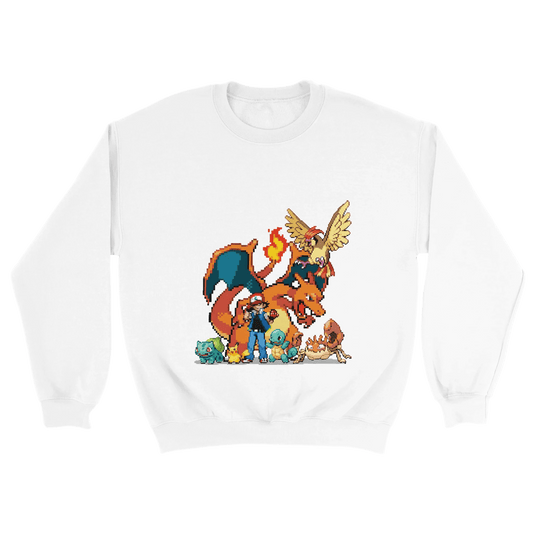 D3's RETRO PKMN Pullover - Klassischer Oversize Unisex Sweatshirt - D3monic