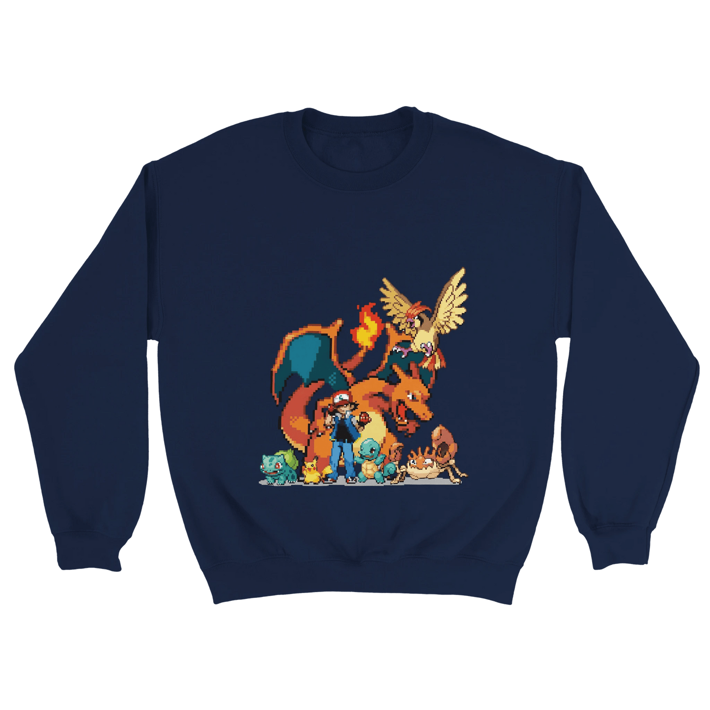 D3's RETRO PKMN Pullover - Klassischer Oversize Unisex Sweatshirt - D3monic