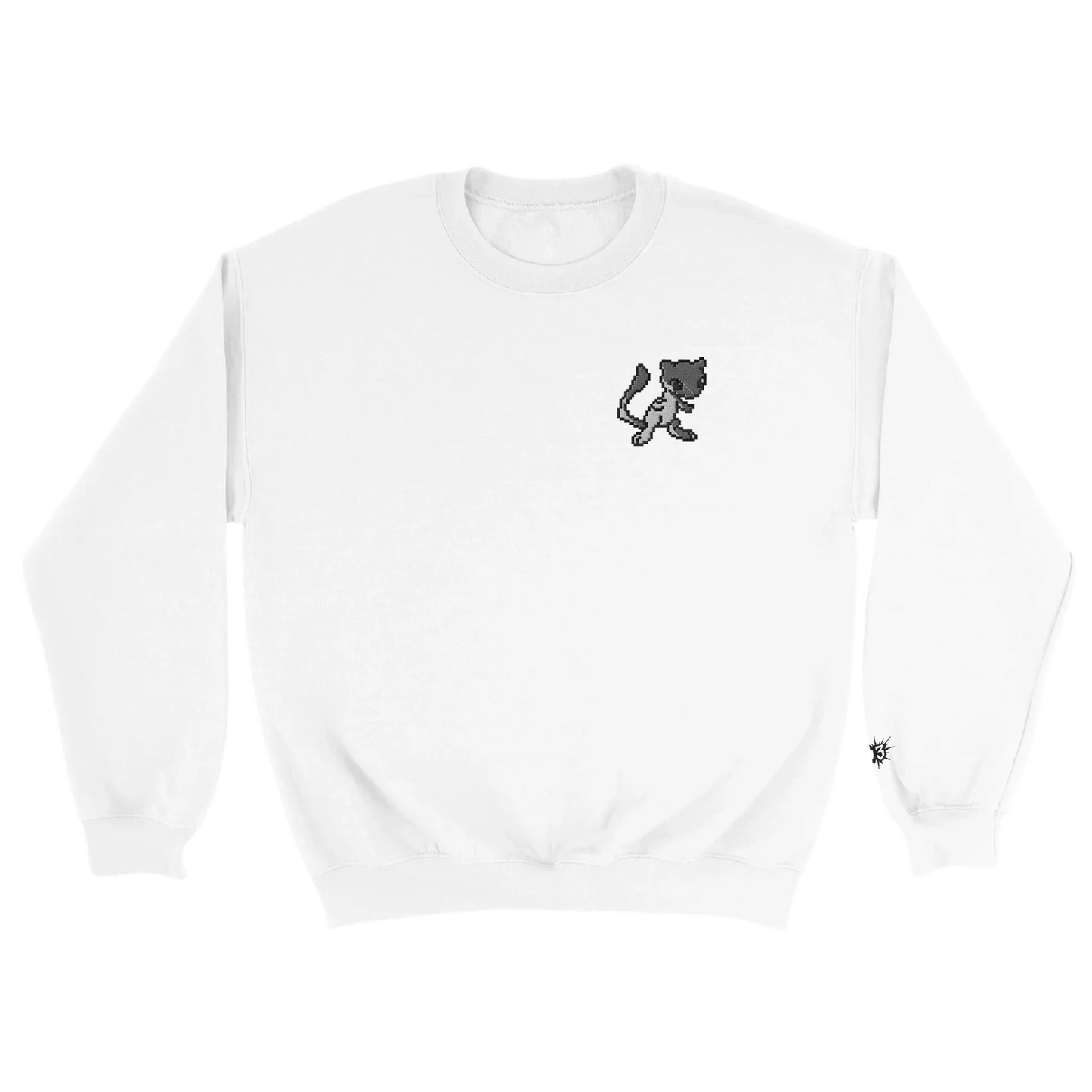 D3's RETRO Mew Sweatshirt - Embroidered Gaming Oversize