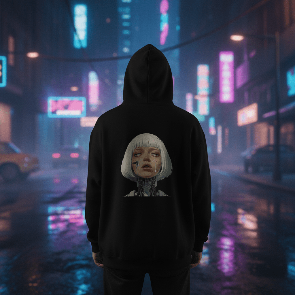 D3's ROBOTS Brand Hoodie - Sci - Fi Logo Streetwear - D3monic Store