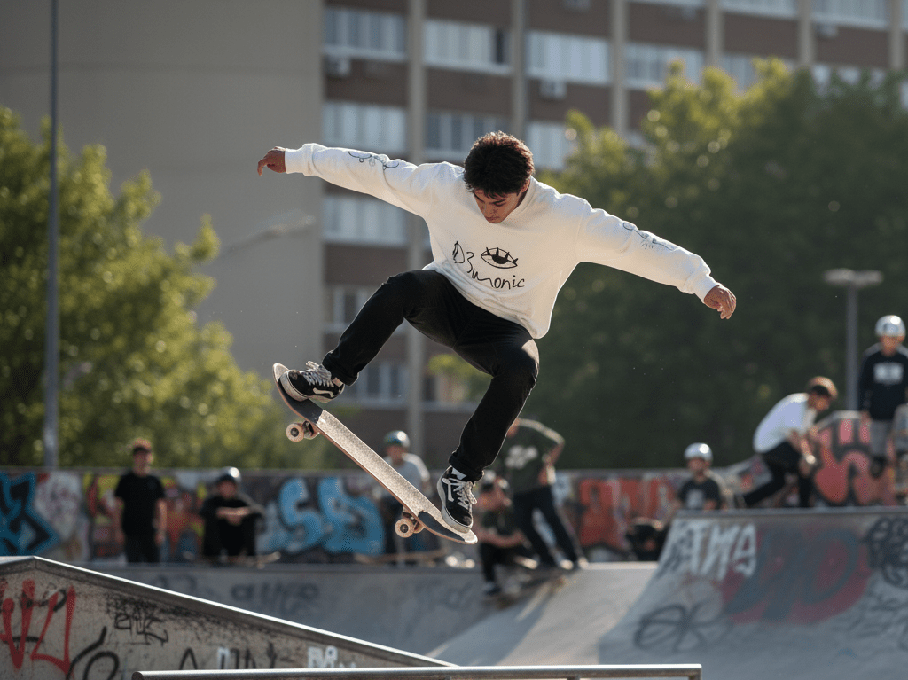 D3's SK8 Sweatshirt - Skater Streetwear Unisex - D3monic