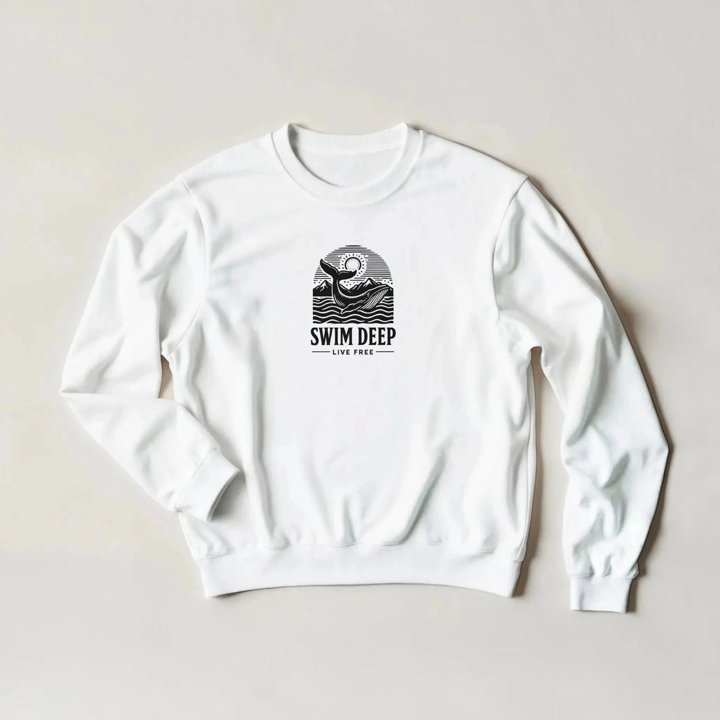 D3monic's SWIMDEEP Pullover - Unisex Pullover Sweatshirt - D3monic