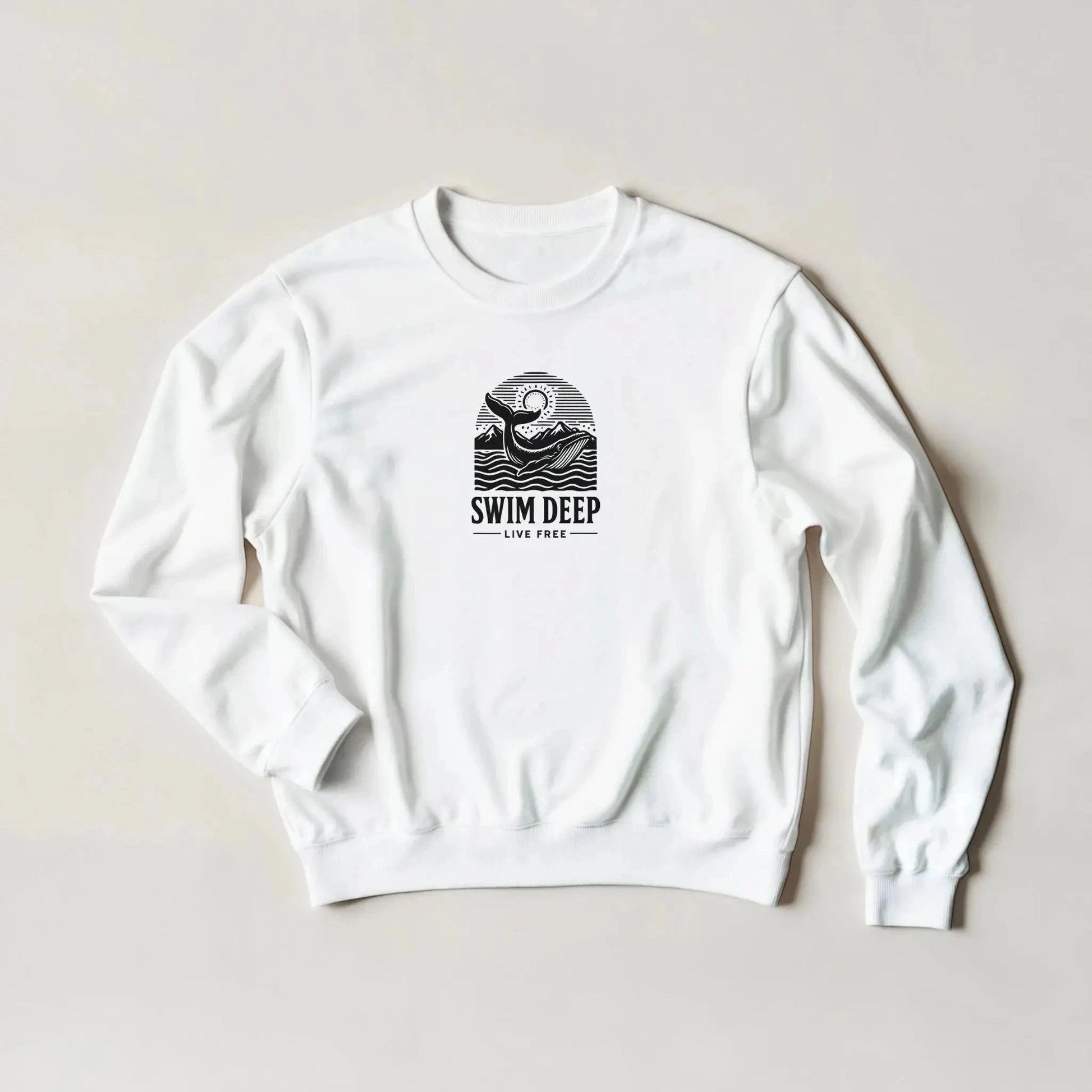 D3monic's SWIMDEEP Pullover - Unisex Pullover Sweatshirt - D3monic