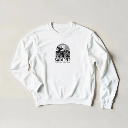 D3monic's SWIMDEEP Pullover - Unisex Pullover Sweatshirt - D3monic